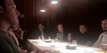 Epstein Files Photo Shows Mark Zuckerberg and Elon Musk At Dinner