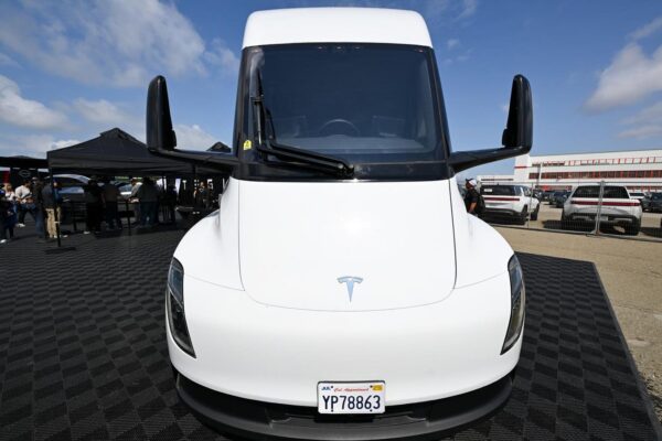 The Tesla Semi Is Here. Truck Makers Would Rather Sue Than Compete
