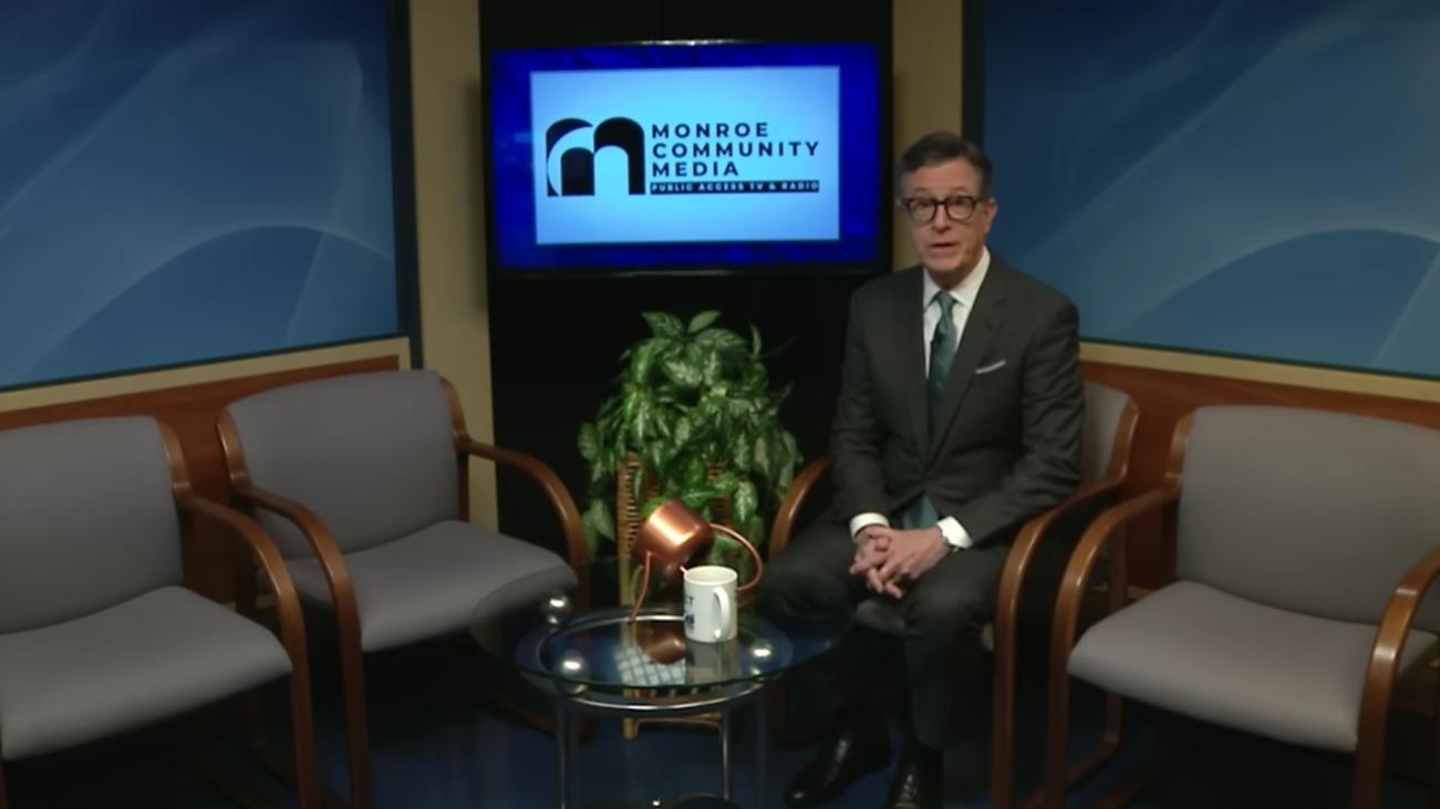 Colbert’s First TV Appearance After ‘Late Show’ Is On Public Access