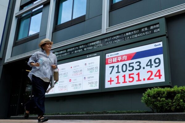 Shares ease as investors ponder US-Iran peace talks; yen nears 40-year lows