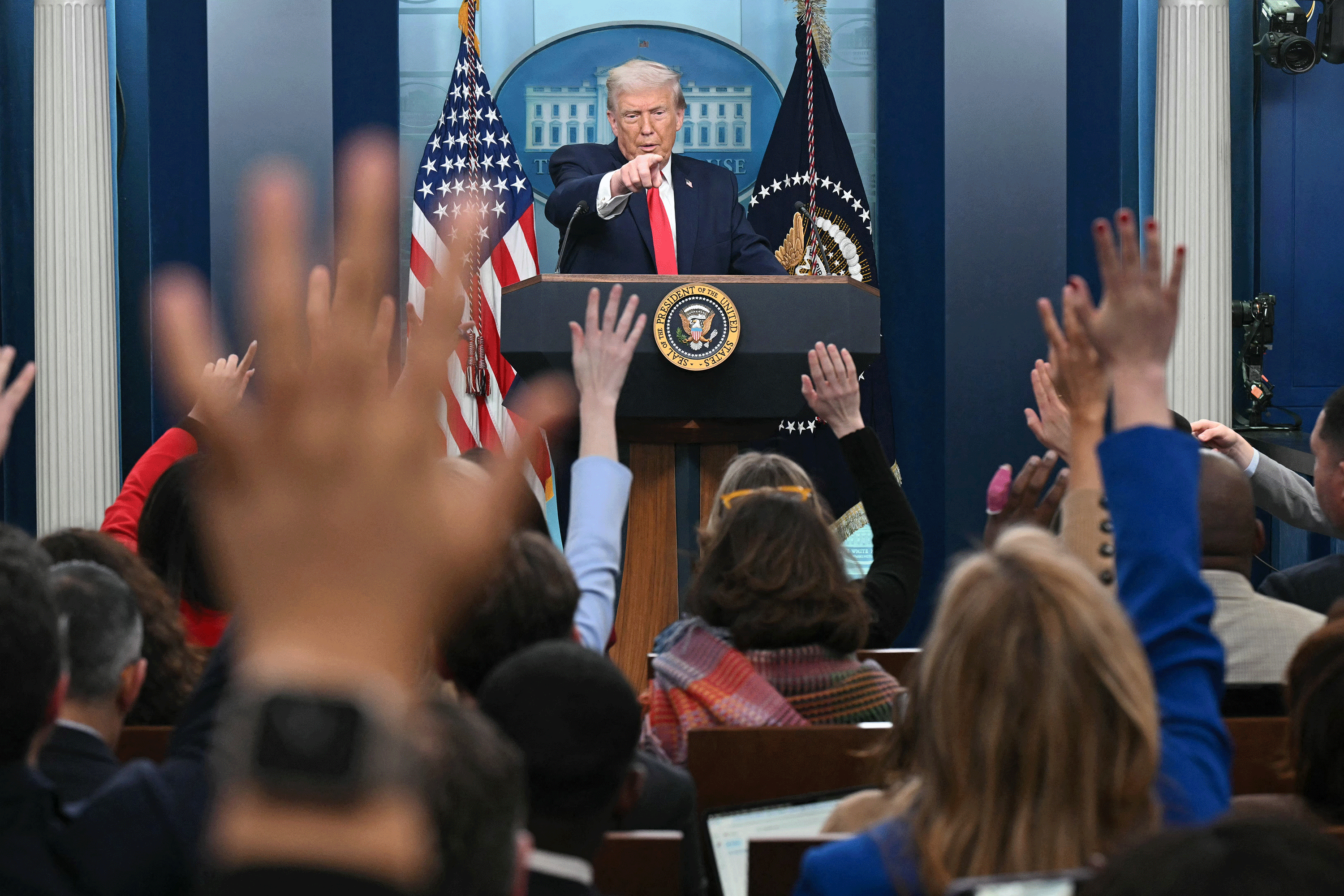 ‘Blatant violation’ of rights: News outlets file lawsuit over Trump ban