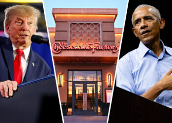 A Cheesecake Factory joke fuels Trump and Obama’s back-and-forth before midterms